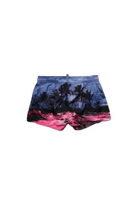 Costume con stampa DSQUARED2 JUNIOR | DQ2322 D0A9DDQ877